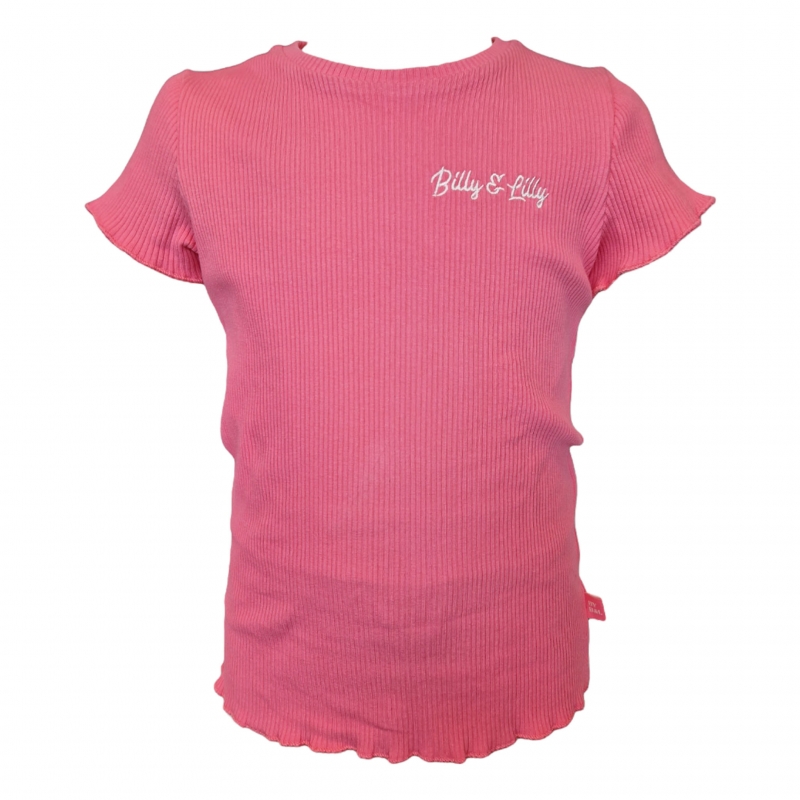 Rib shirt Terra pink