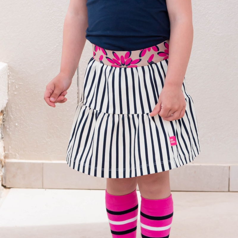 Skirt Juul coco-navy stripe
